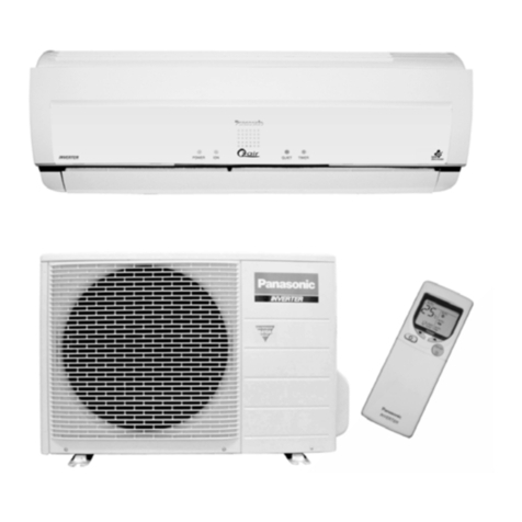 Panasonic SUPER DELUXE CS-XE9DKE User manual