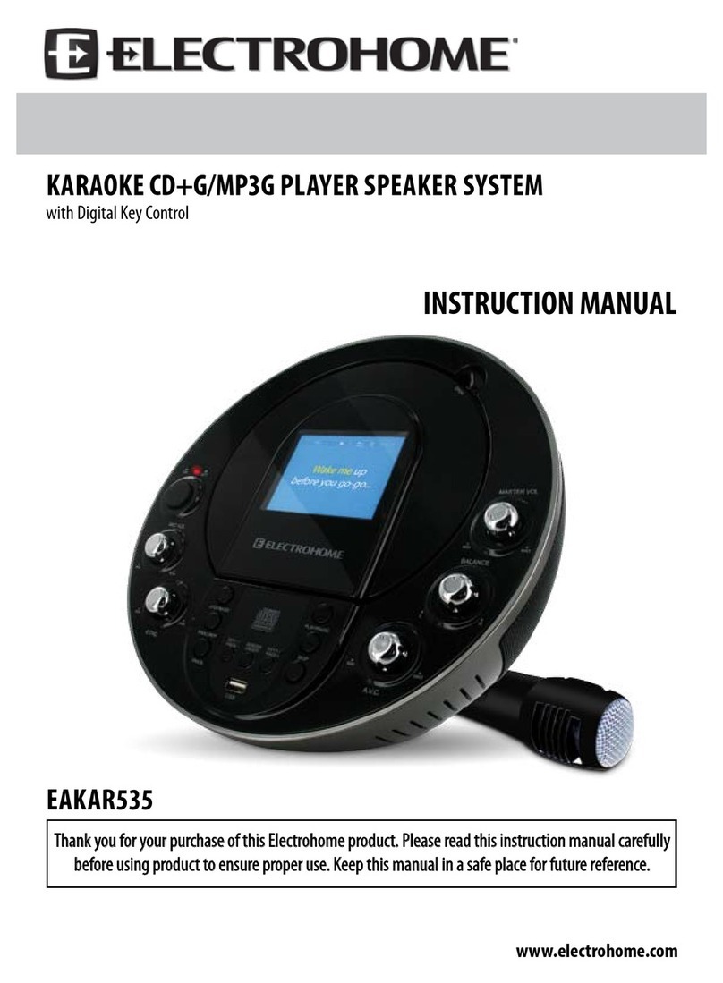 Electrohome EAKAR535 instruction manual