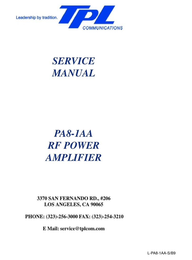 TPL PA8-1AA Service manual