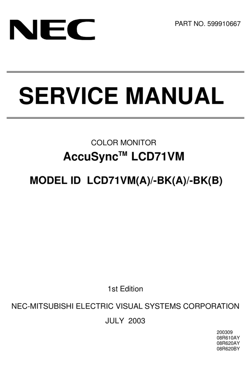 NEC AccuSync LCD71VM User manual