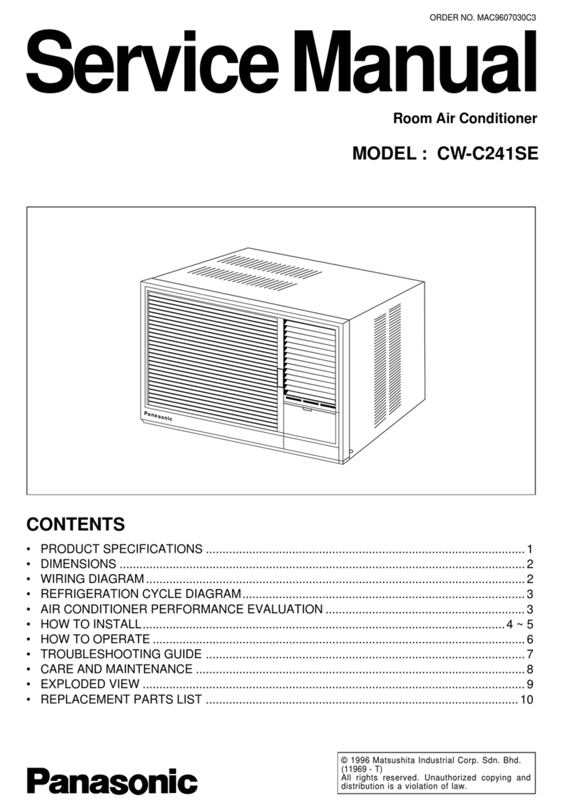 Panasonic CW-C241SE User manual