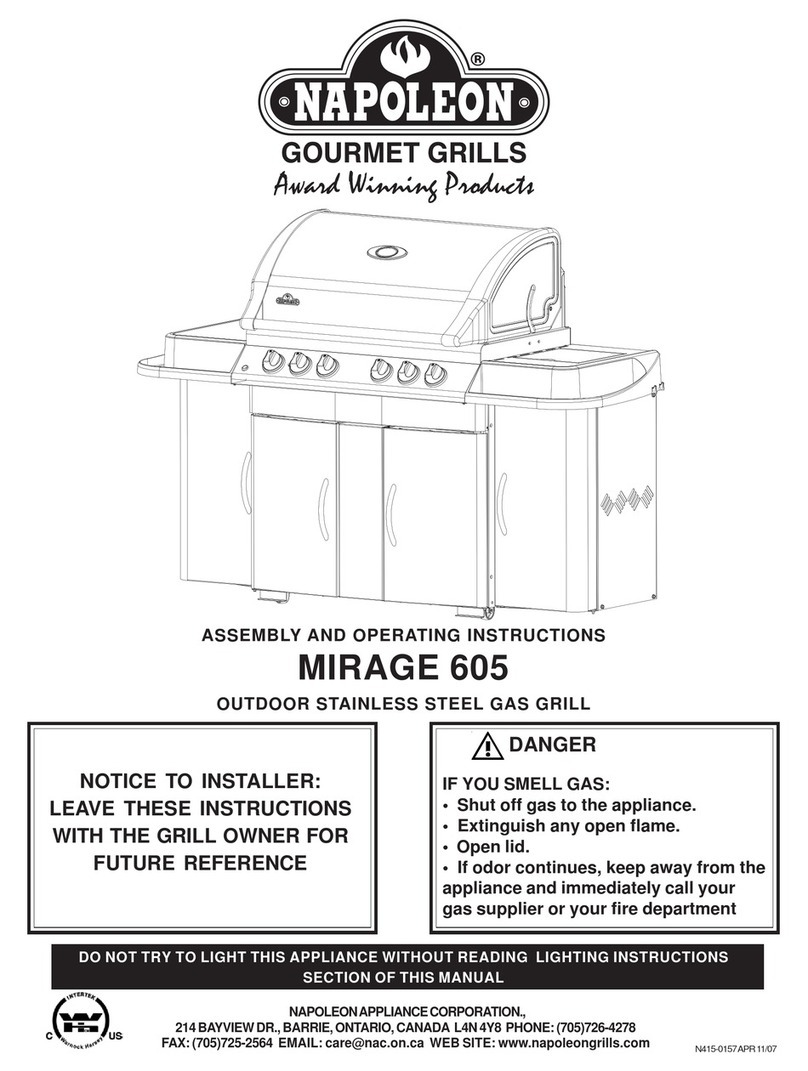 Napoleon MIRAGE 605 User manual Napoleon MIRAGE 605 User manual