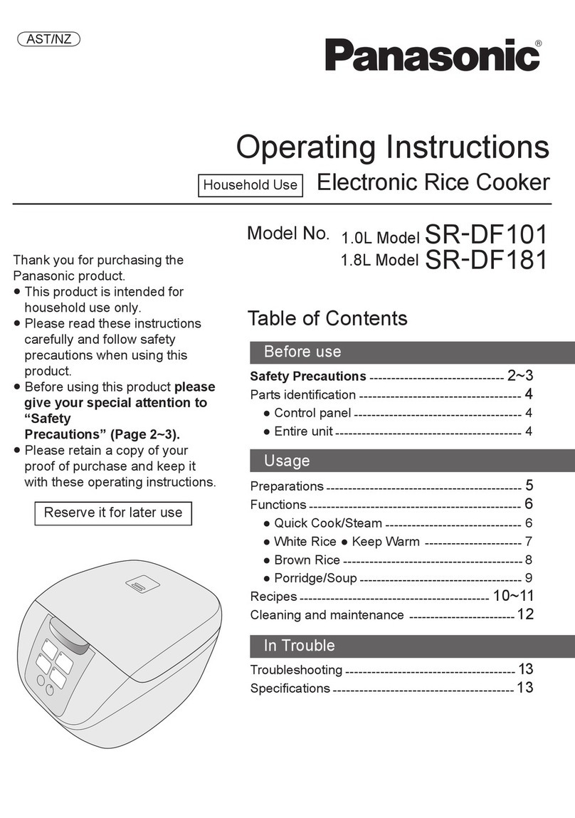 Panasonic SR-DF101 User manual