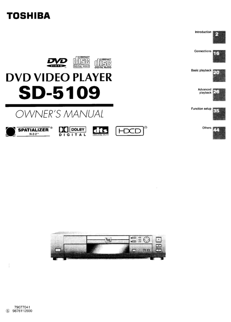 Toshiba SD-5109 User manual