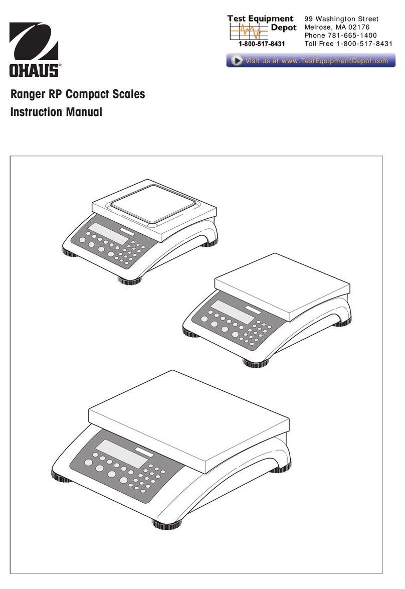 OHAUS Ranger RP User manual