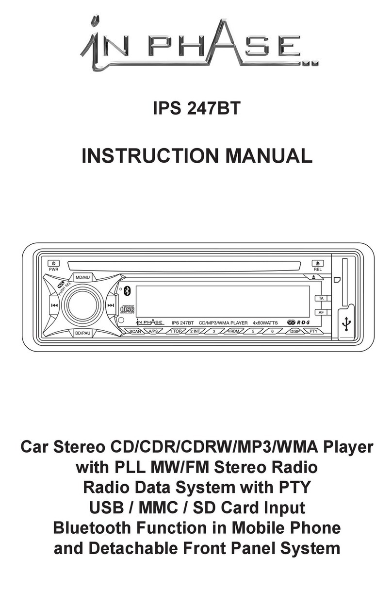 In Phase IPS 247BT instruction manual