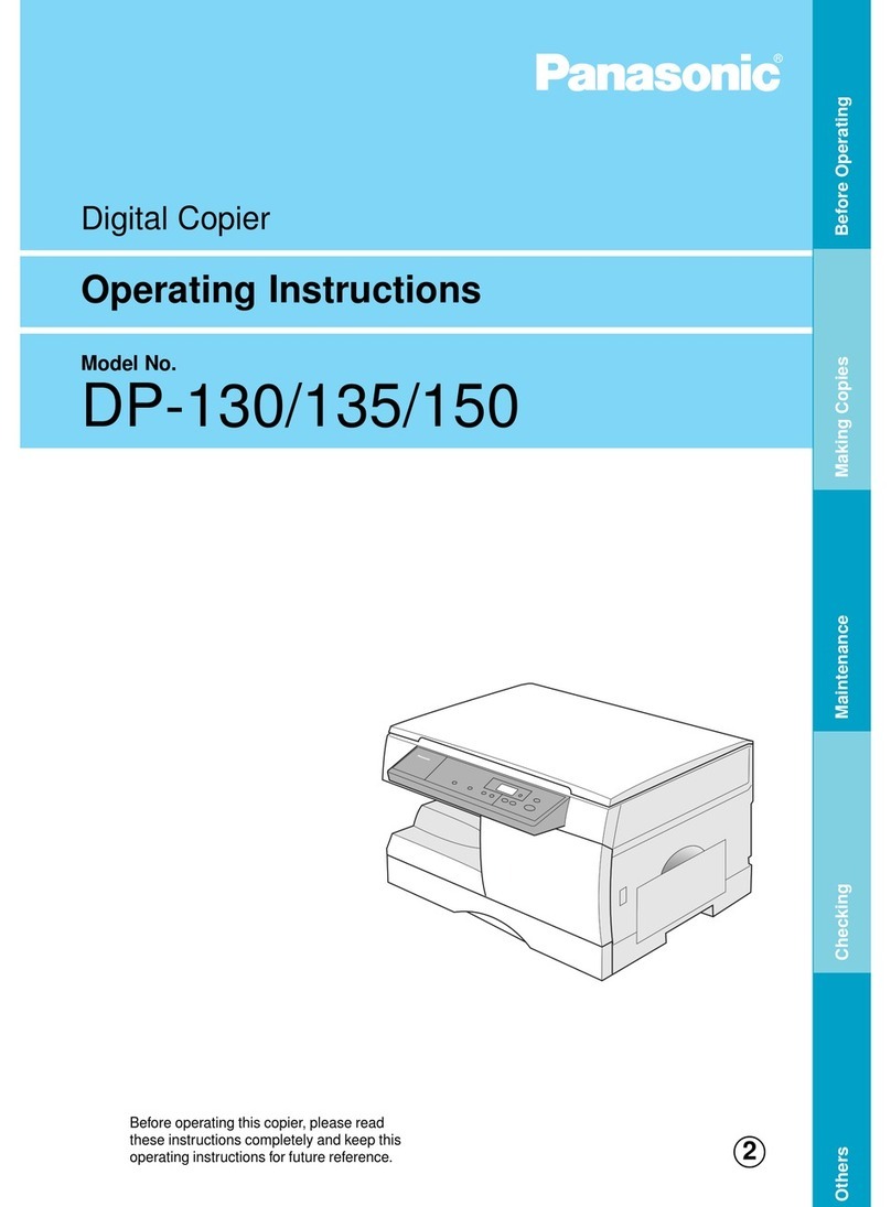 Panasonic WORKIO DP-130 User manual