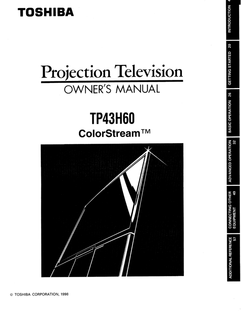 Toshiba ColorStream TP43H60 User manual