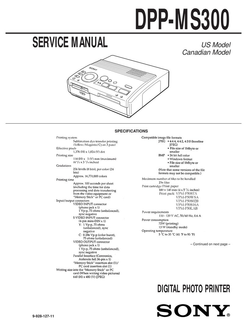 Sony DPP-MS300 Marketing User manual