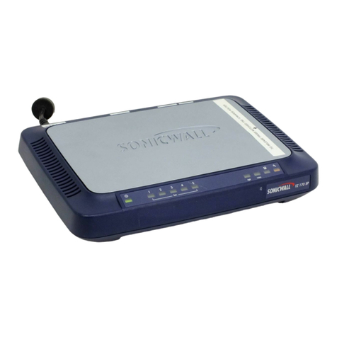 SonicWALL TZ 170 SP Getting started guide SonicWALL TZ 170 SP Getting started guide