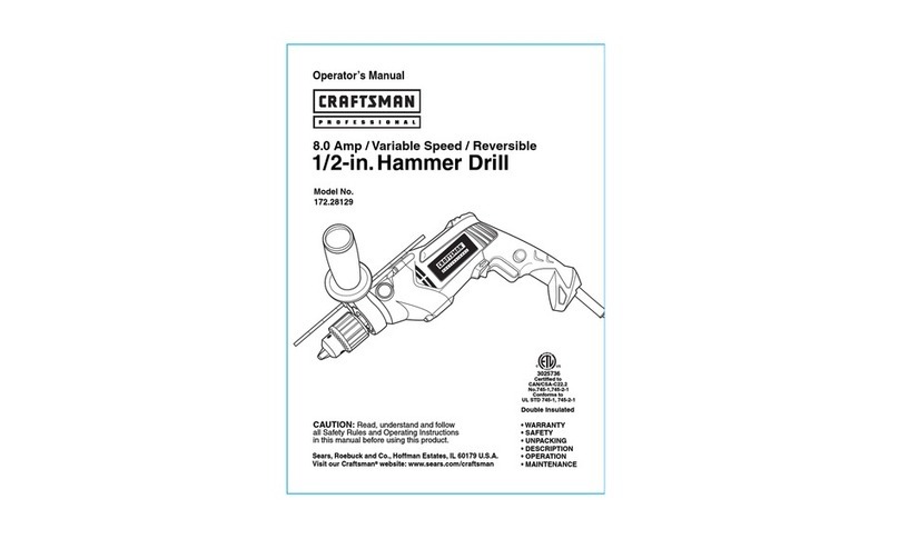 Craftsman 172.28129 Operator's manual