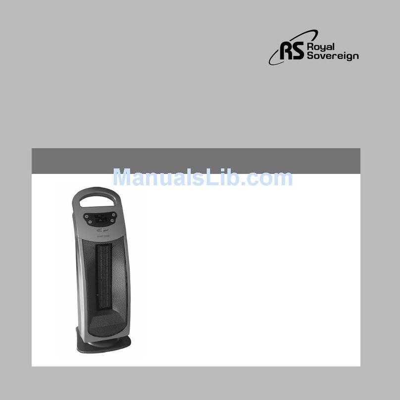 Royal Sovereign HCE-200 User manual
