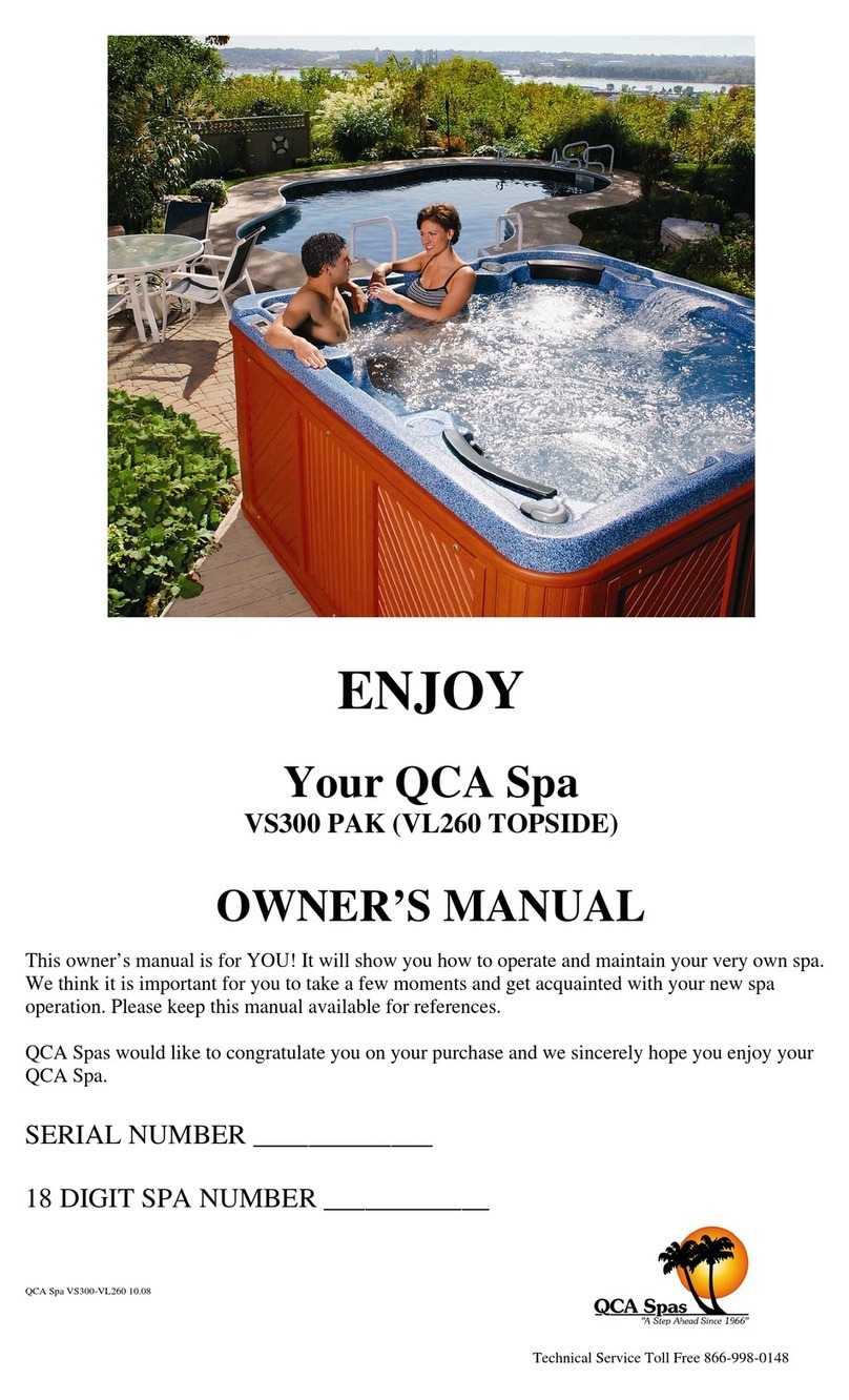 QCA Spa VS300 PAK User manual