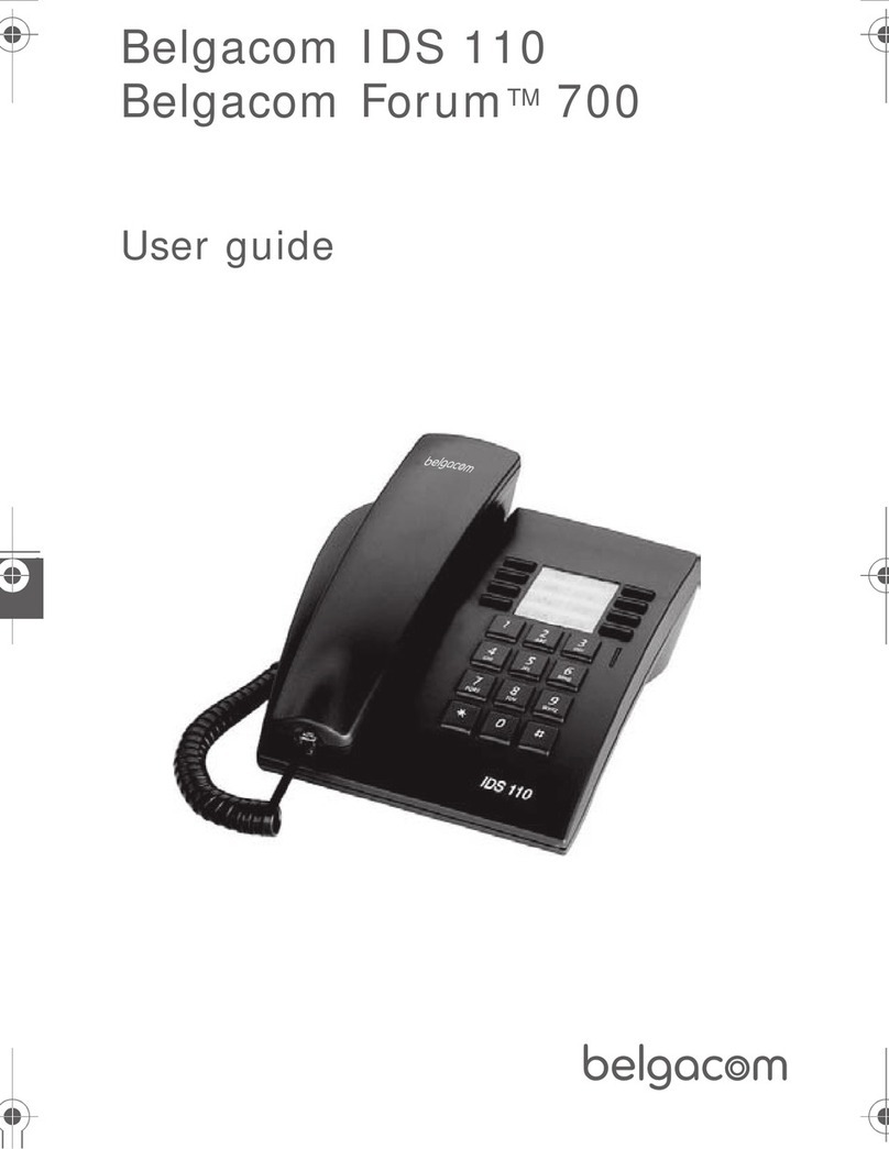 BELGACOM IDS 110 User manual BELGACOM IDS 110 User manual