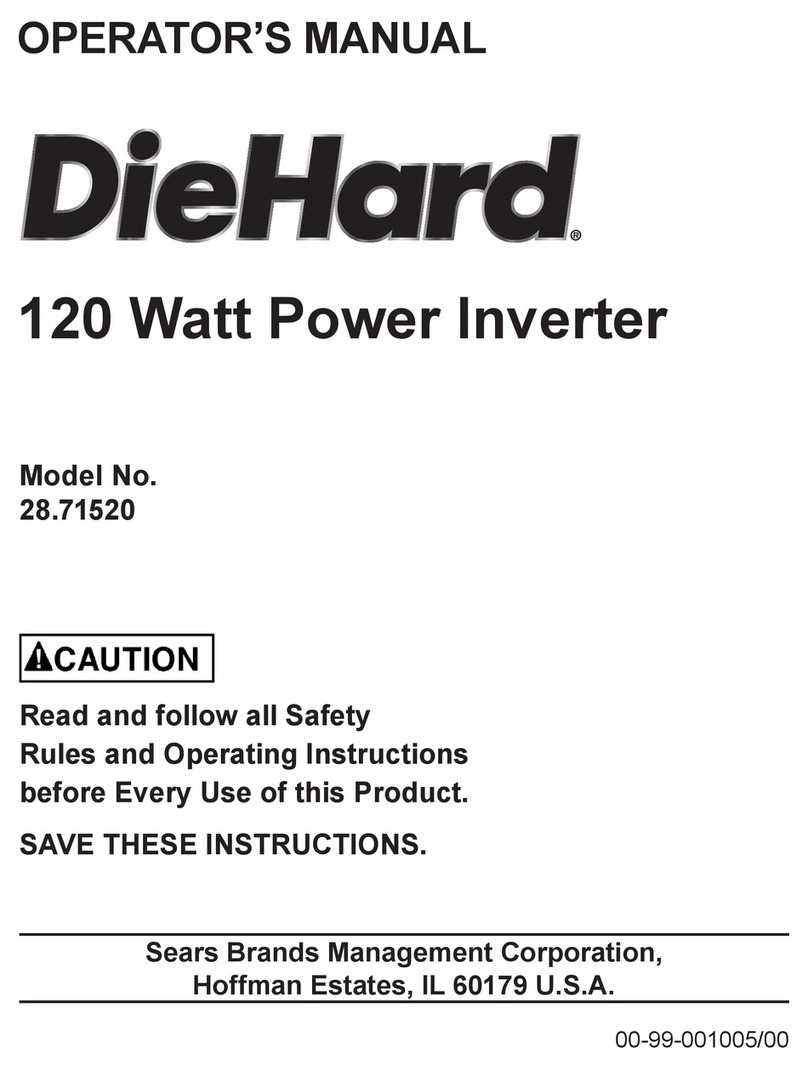 DieHard 28.71520 Operator's manual