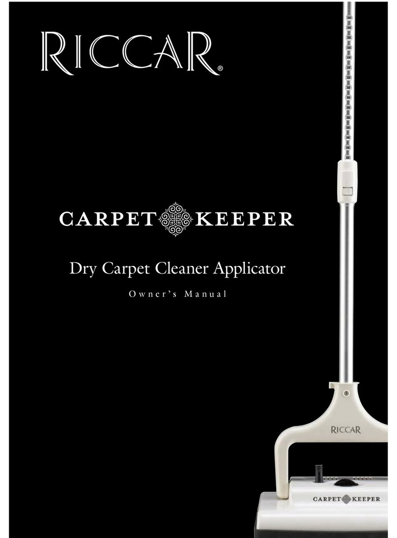 Riccar Carpet Keeper User manual