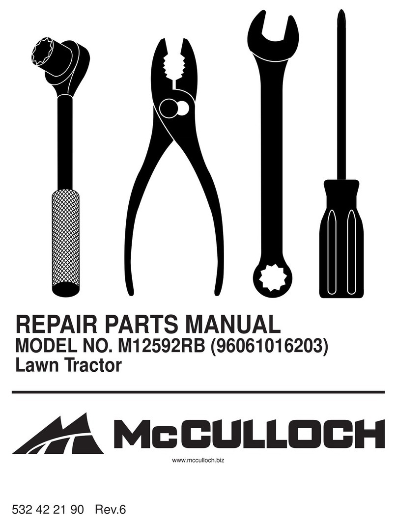 McCulloch M12592 RB Owner's manual