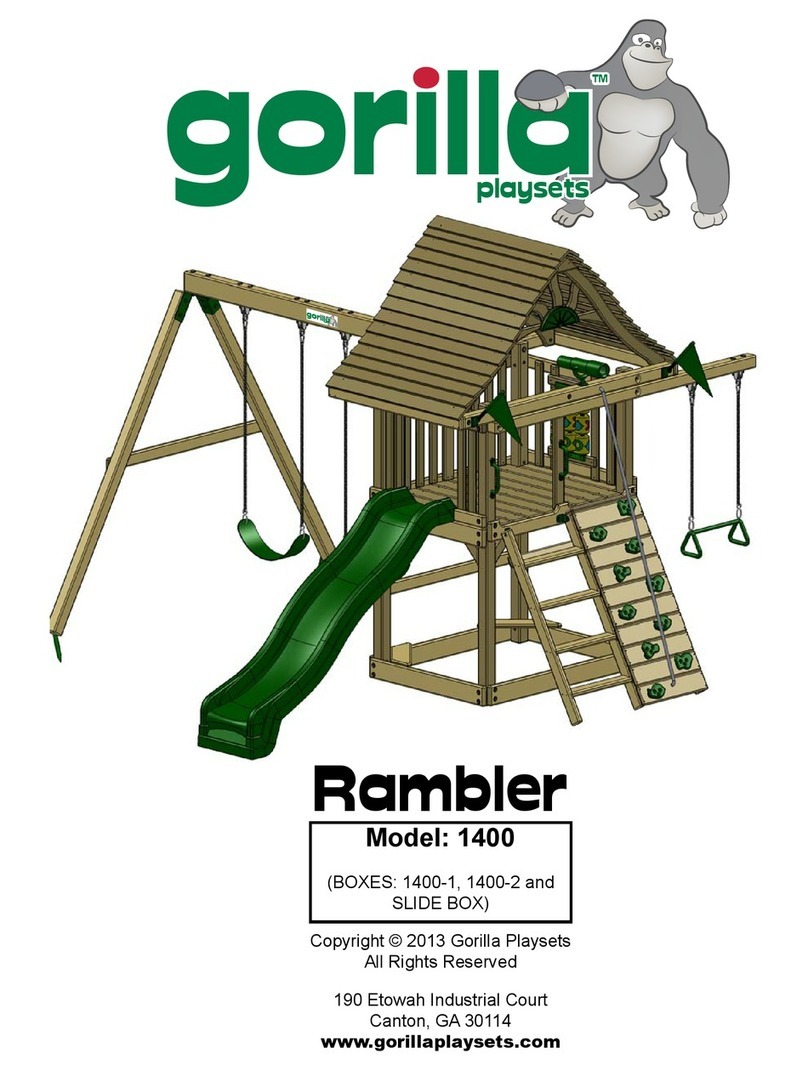 Gorilla Playsets Rambler 1400 owner's manual