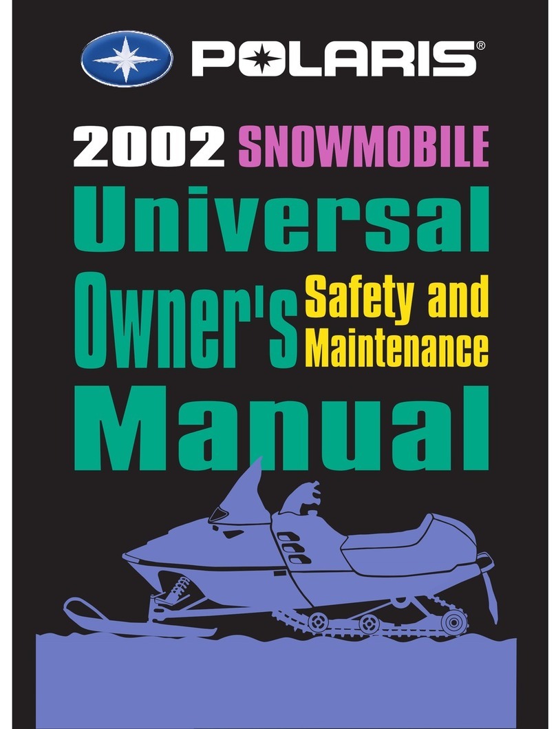 Polaris 2002 Snowmobile User manual