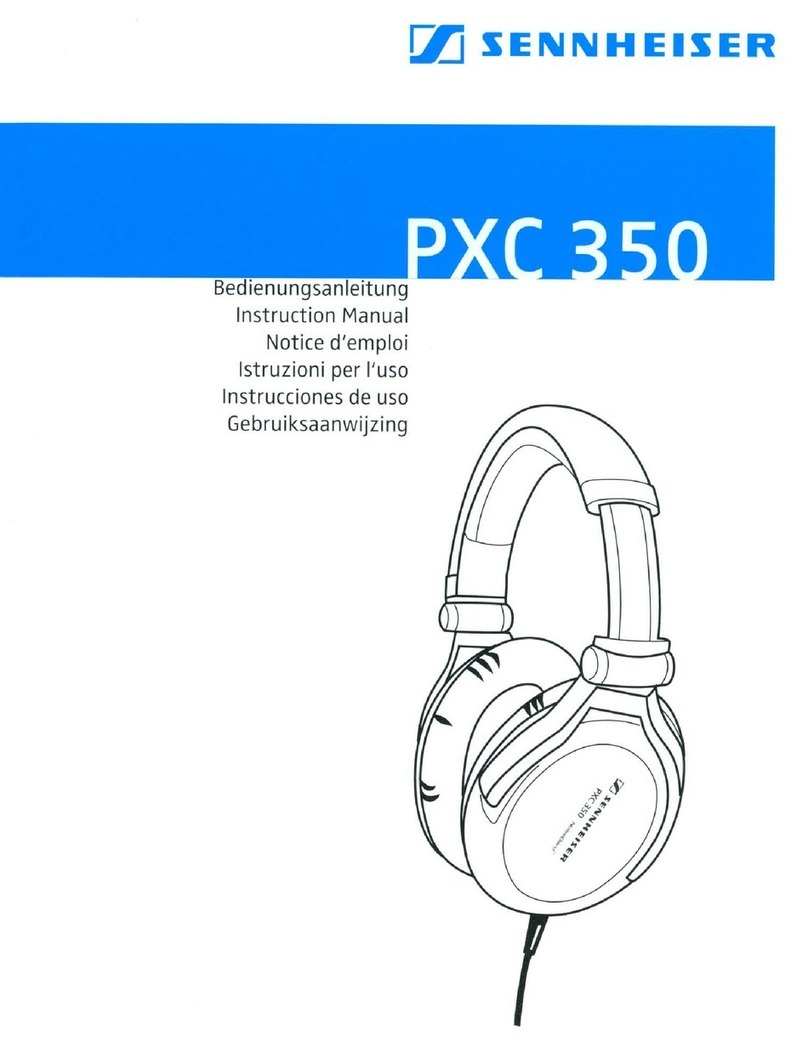 Sennheiser PXC 350 instruction manual