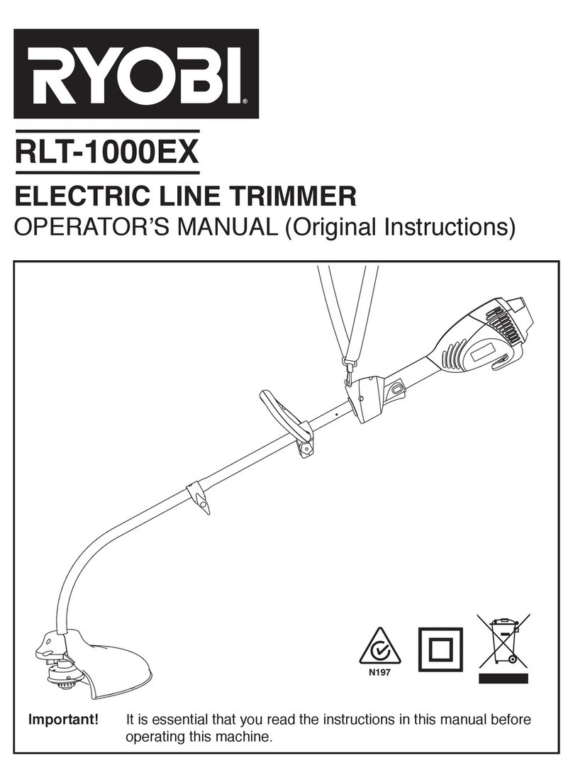 Ryobi RLT-1000EX User manual