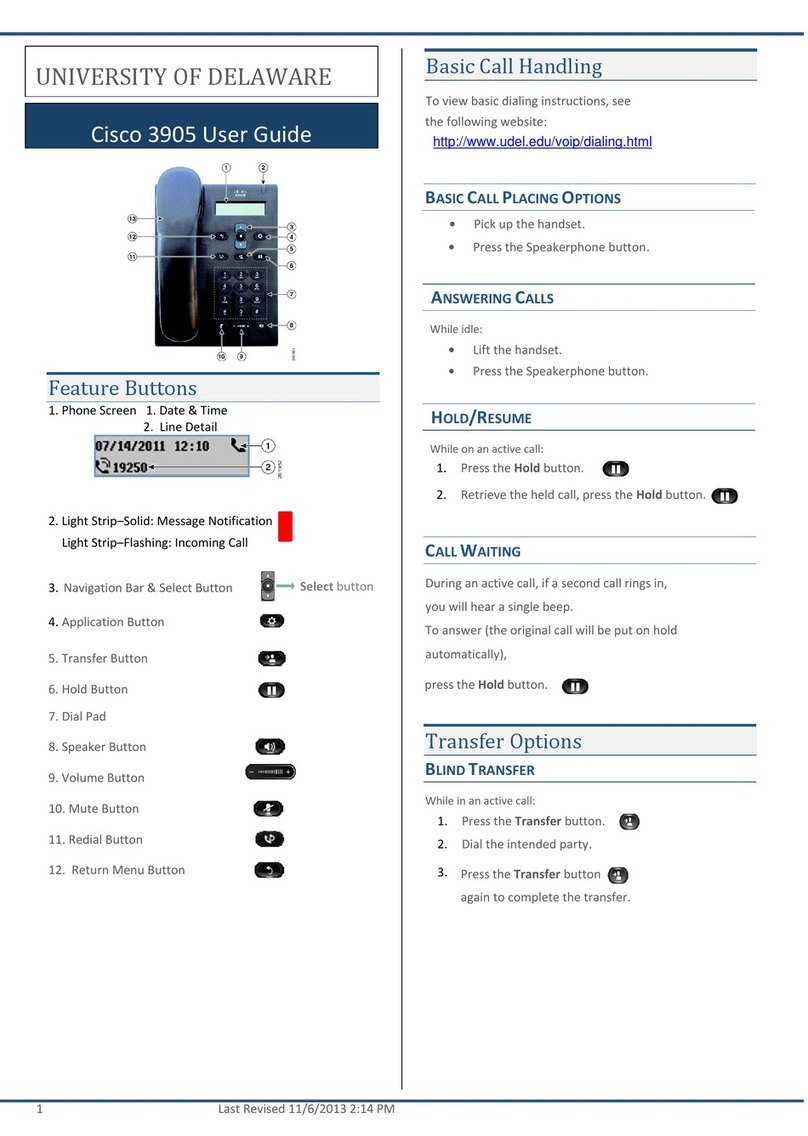 Cisco 3905 User manual