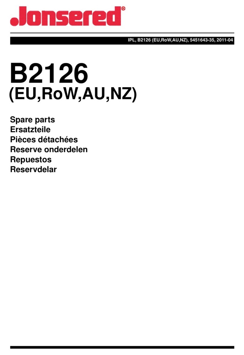 Jonsered B2126 Guide
