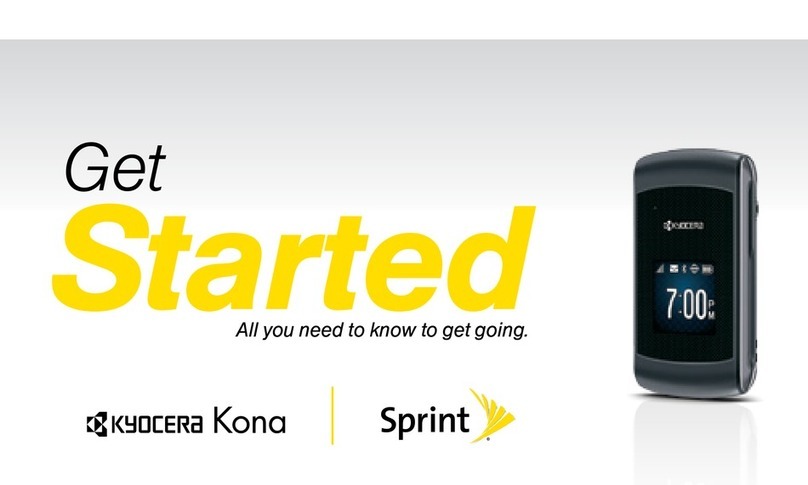 Kyocera Kona Specification sheet