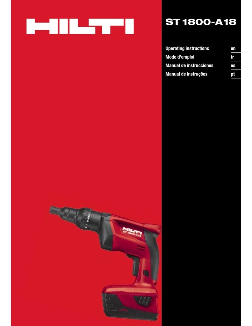 Hilti ST 1800-A18 User manual