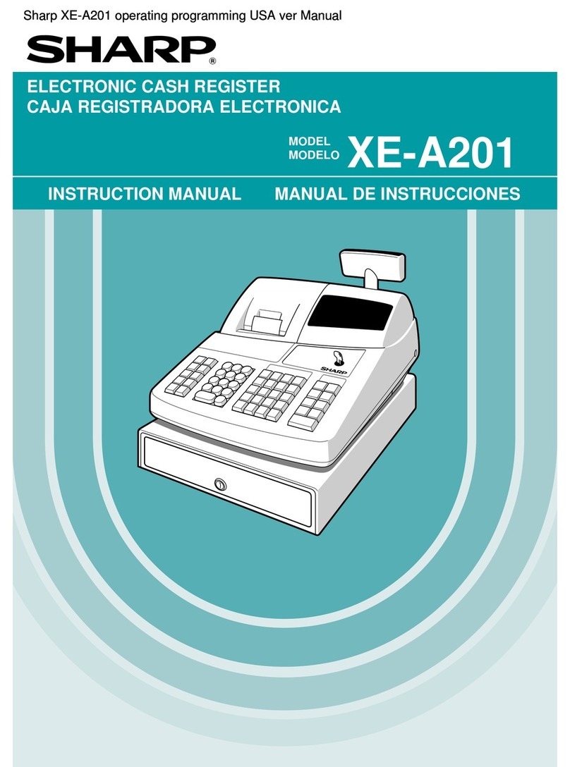 Sharp XE-A201 User manual