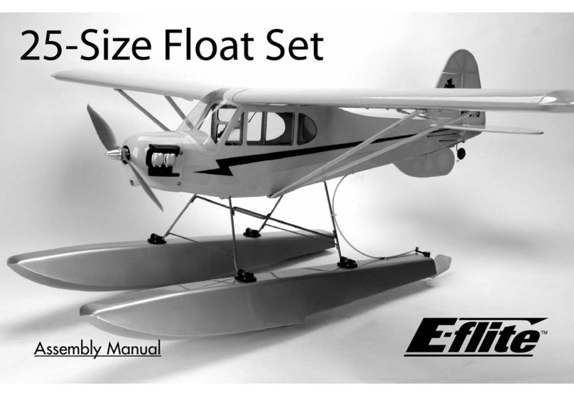 E-FLITE 25-Size Float Set Assembly manual