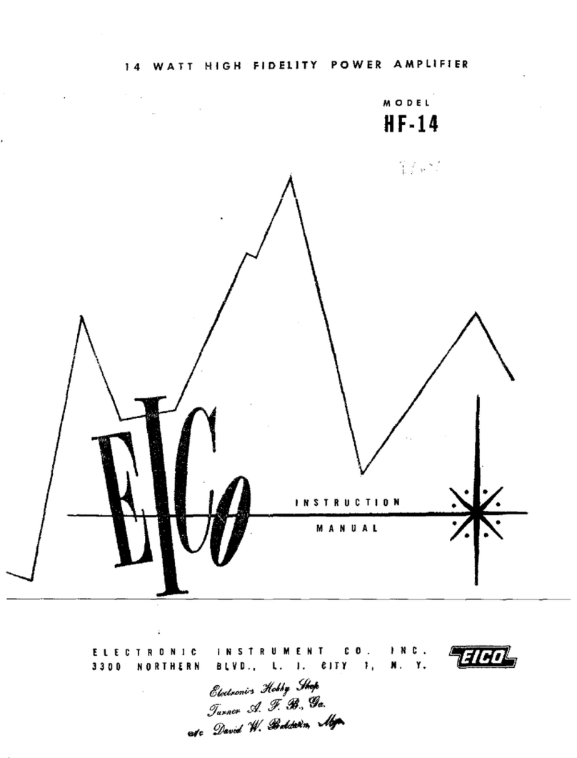 Eico HF-14 User manual