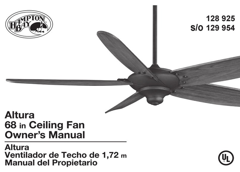 HAMPTON BAY Altura 128 925 User manual