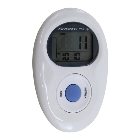 Sportline Pocket Pedometer instruction manual