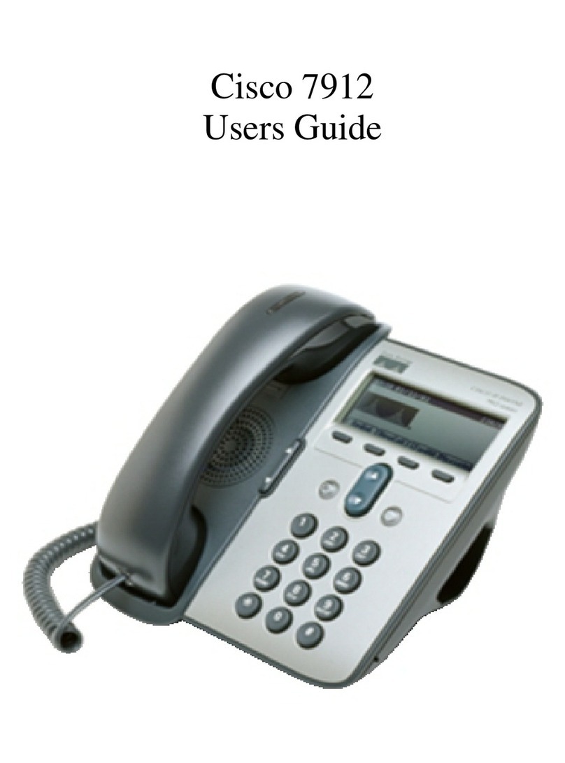 Cisco 7912 User manual
