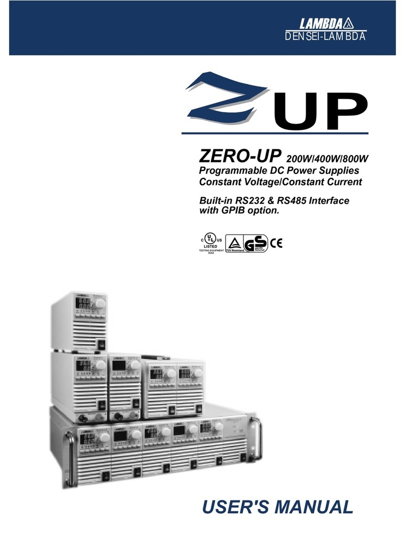 Nemic-Lambda ZUP6-33 User manual