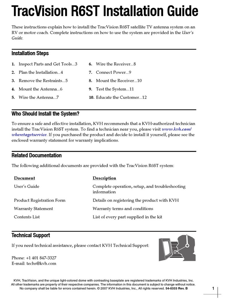 TracVision R6ST User manual