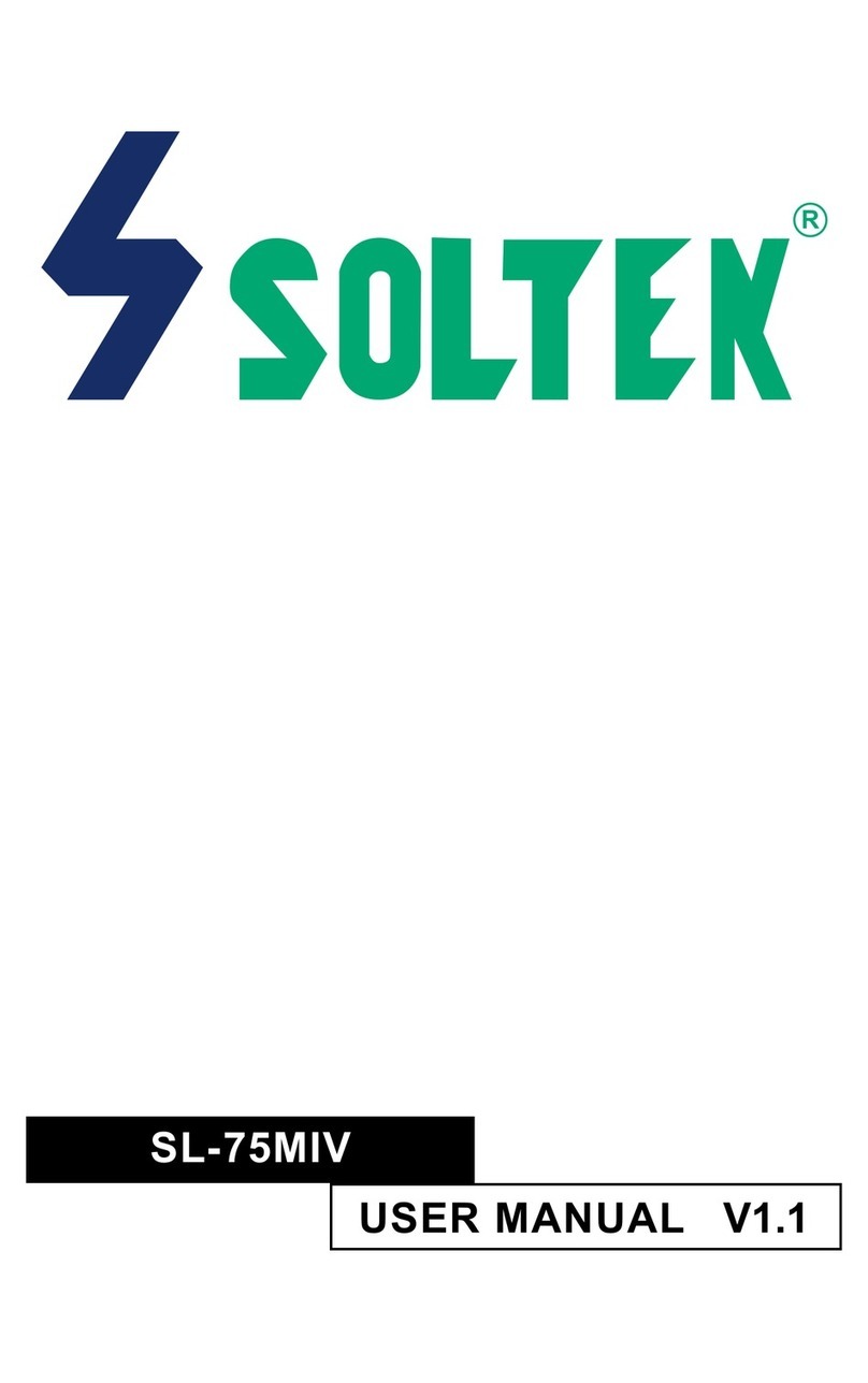 SOLTEK SL-75MIV User manual