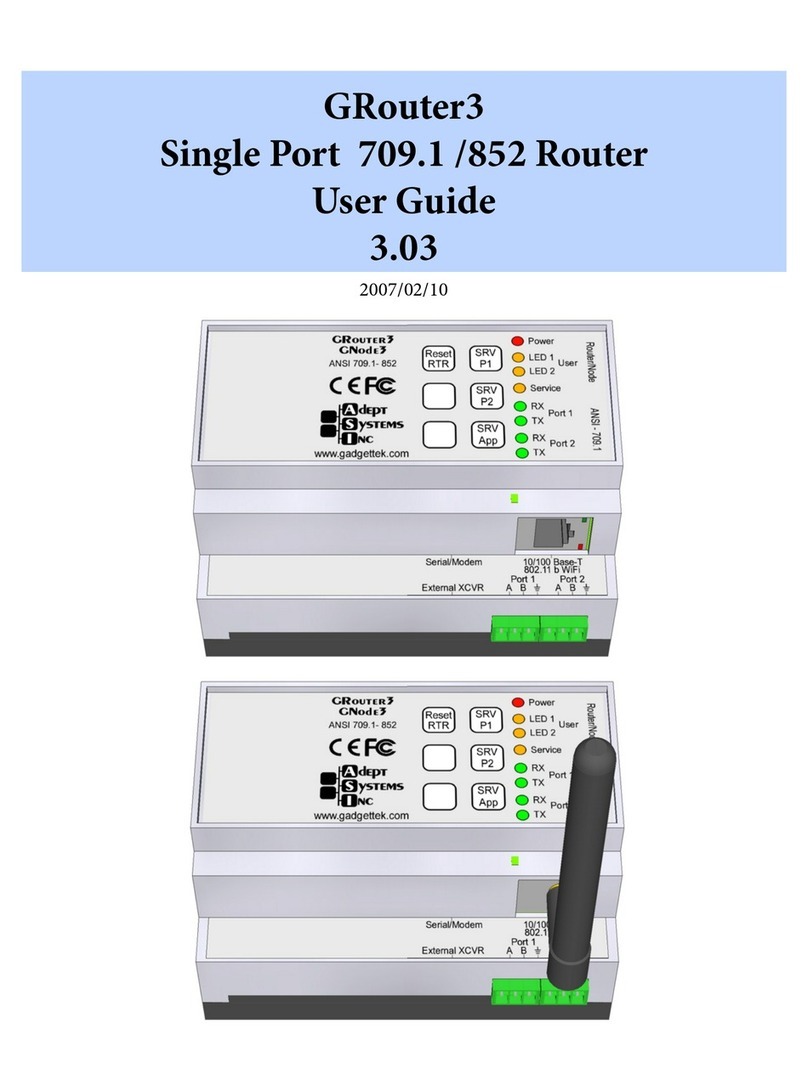 adept technology GRouter3 user guide