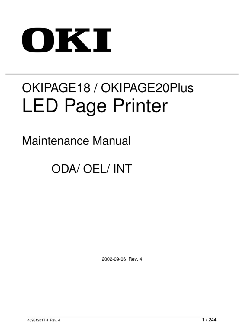 Oki OKIPAGE18 User manual