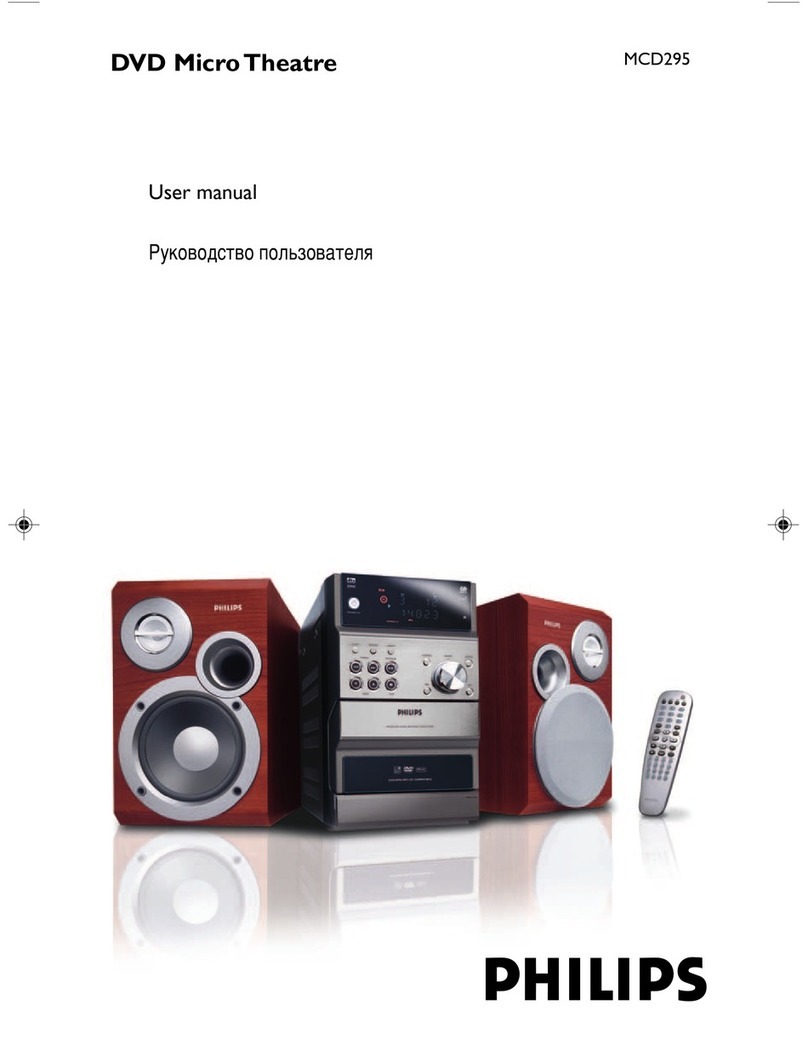 Philips MCD295 user manual