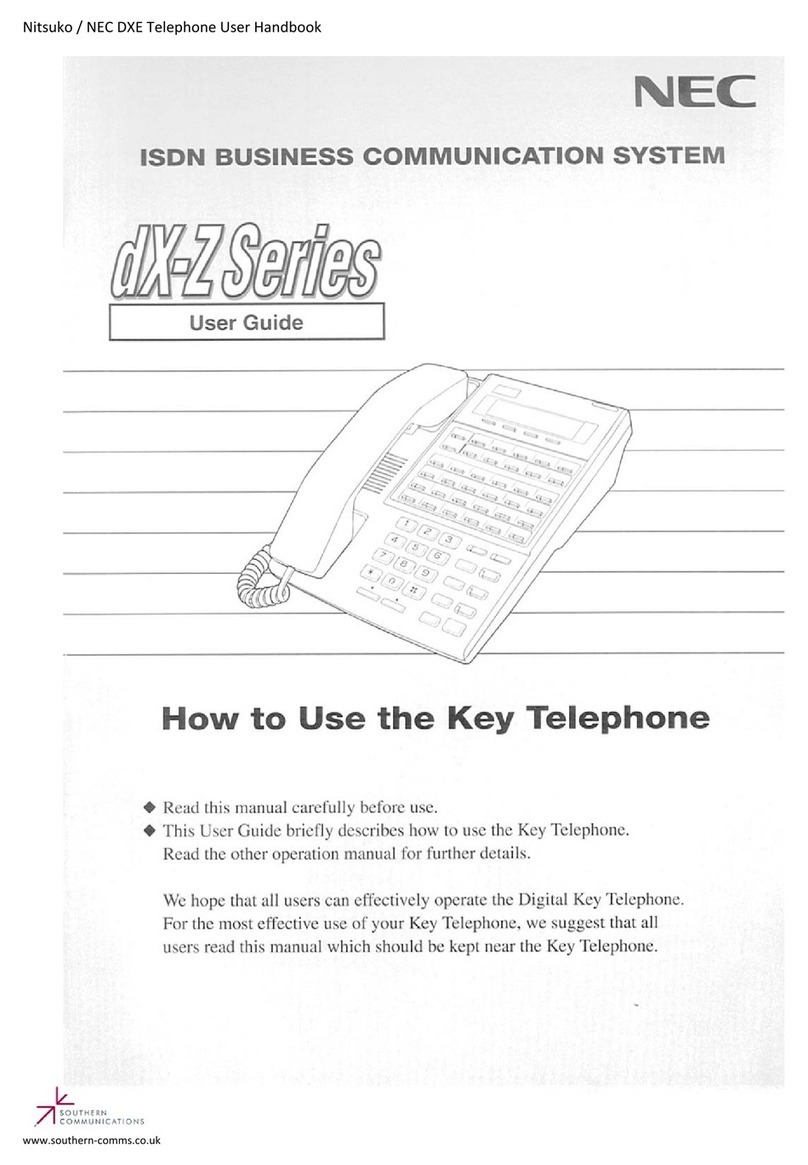 NEC dX-Z Series User manual NEC dX-Z Series User manual