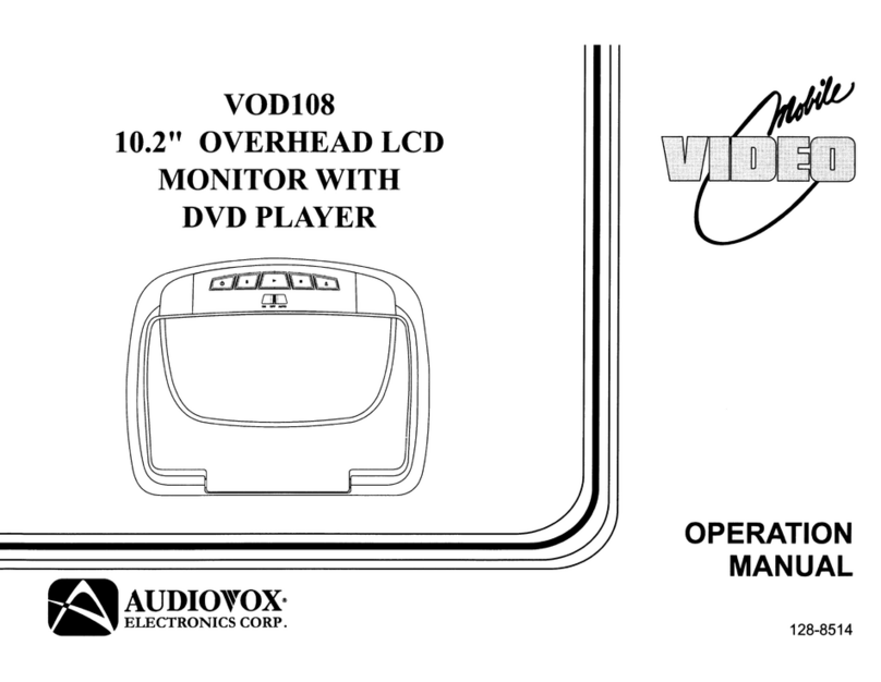 Audiovox Electronics VODI08 Operation manual