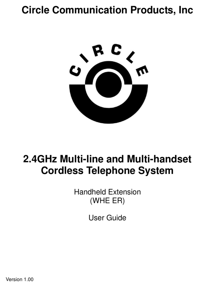 Circle Communication Products WHE ER user guide
