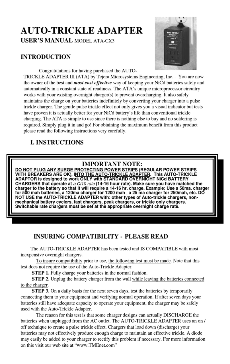 Tejera Microsystems Engineering ATA-CX3 user manual