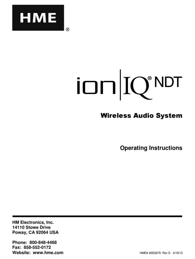 HME ion IQ NDT User manual
