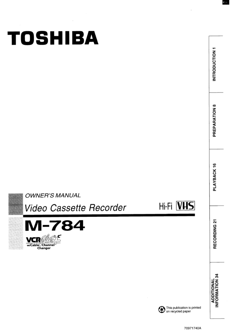 Toshiba M-784 User manual Toshiba M-784 User manual