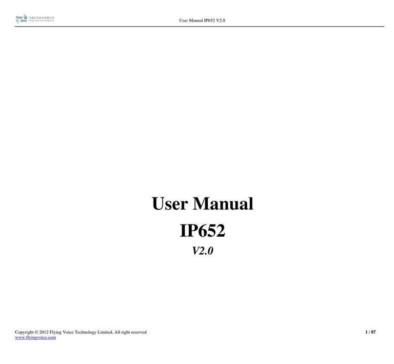 Flying Voice Technology IP652 User manual