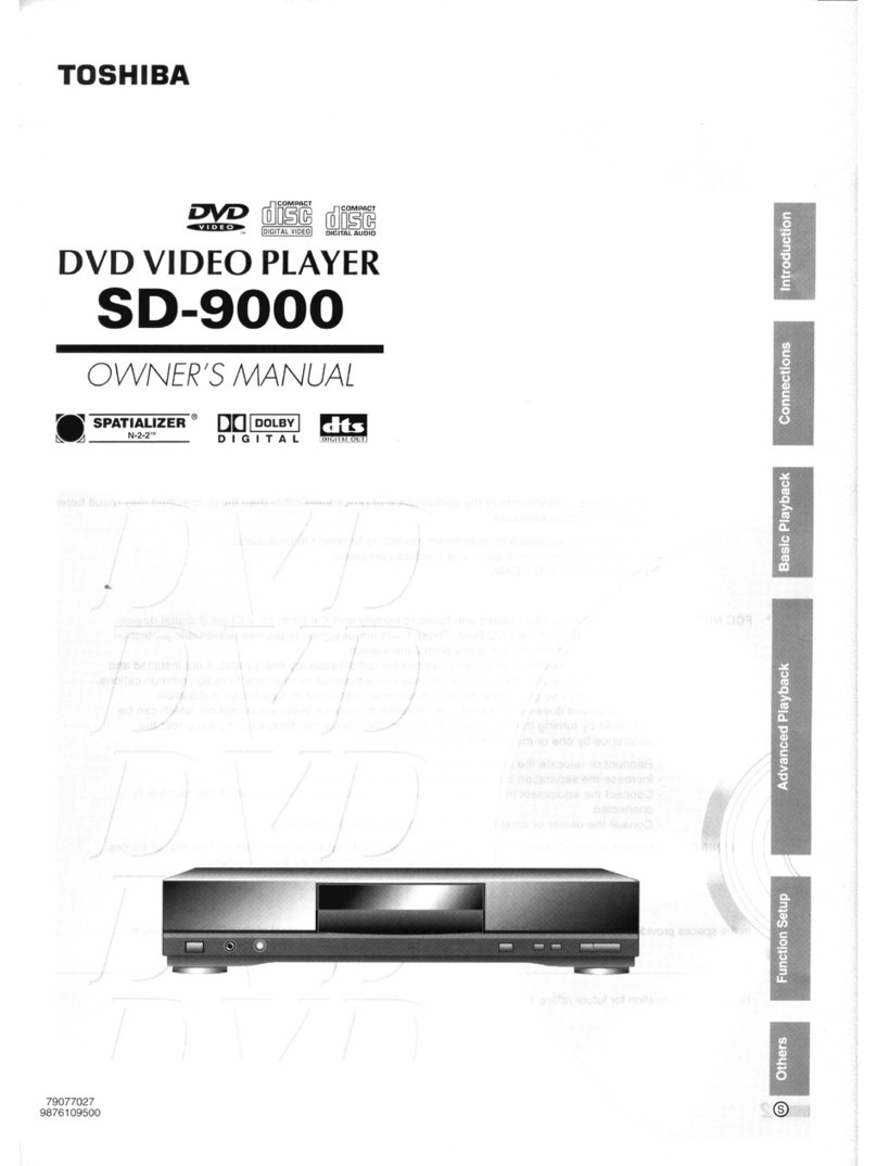 Toshiba SD-9000 owner's manual