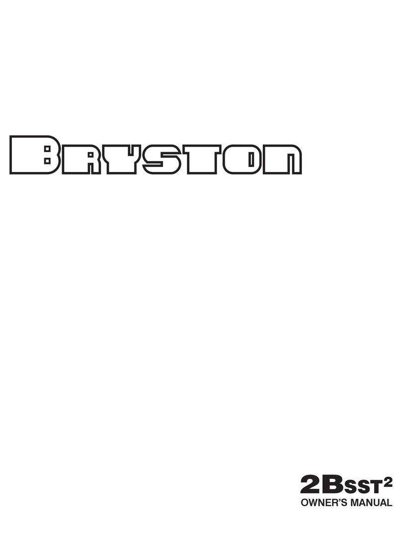 Bryston 2BSST2 User manual